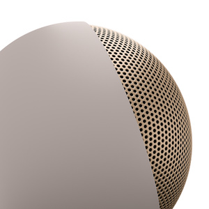 Seitenansicht des Beats Pill Bluetooth® Lautsprechers in Champagner. 